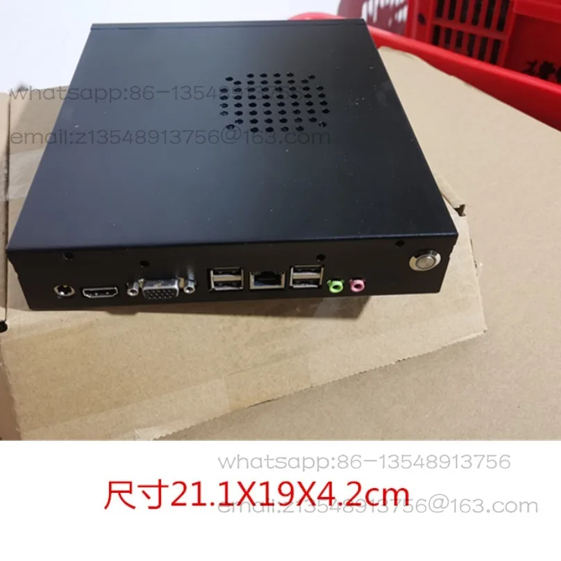 Mini Host Computer D2550 Dual Core Quad Thread HDMI MSATA SATA DC12V