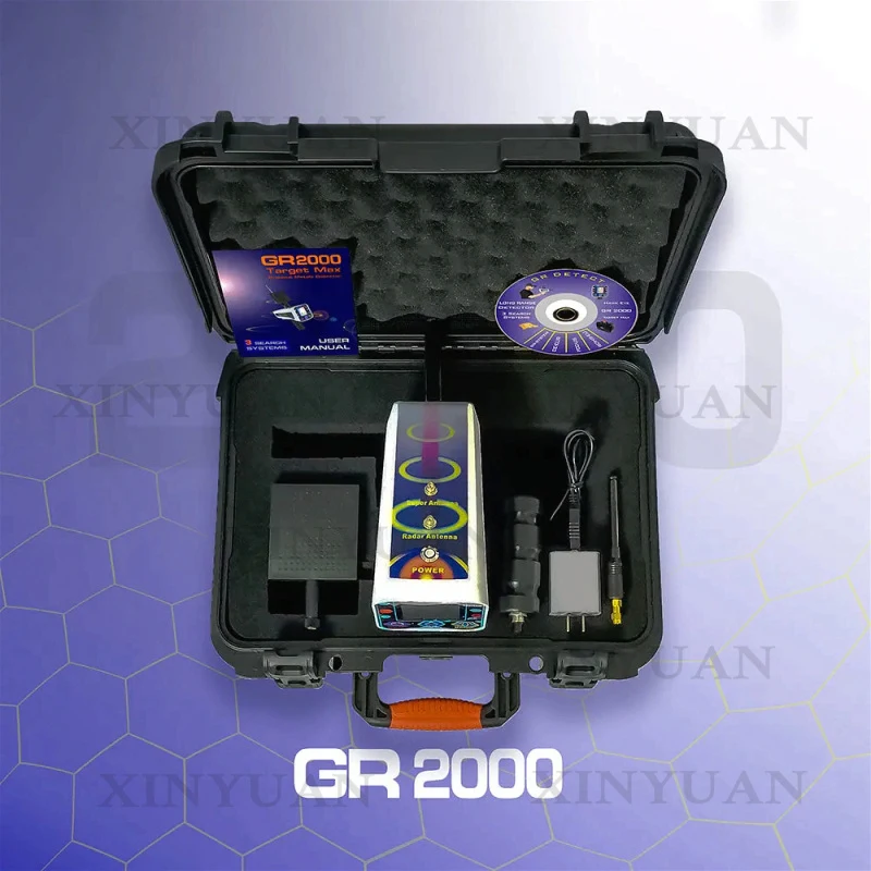 Metal Detector, Outdoor Exploration Instrument for Treasure and Wild Activity GR2000