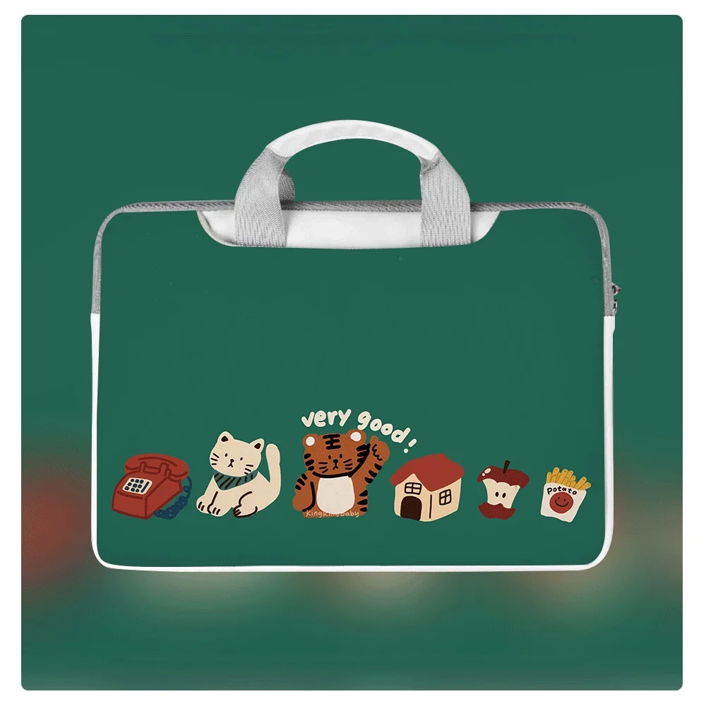 

Cartoon Printed Laptop Bag Laptop Sleeve Laptop Protective Case for Macbook Case 16 13 14 15.6 12 Inch Macbook Air ASUS Huawei