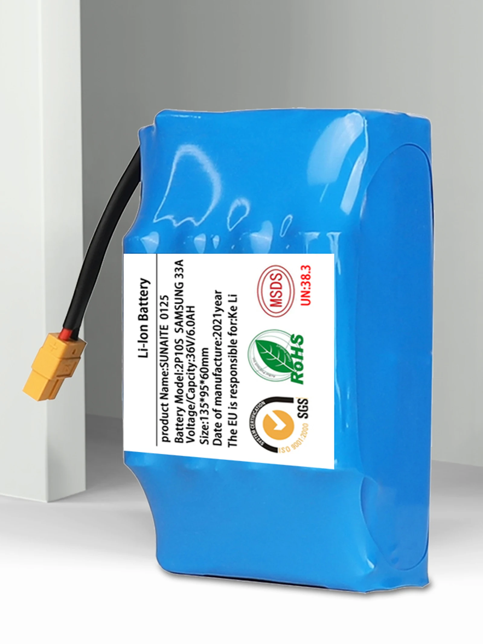 36 فولت 6Ah بطارية حزم بطارية قابلة للشحن للكهرباء سكوتر التوازن الذاتي HoverBoard الدراجة الهوائية الأحادية العجلة ماكس التحمل #5