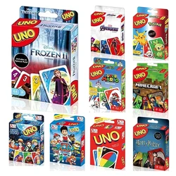 UNO FLIP! Gioco da tavolo Pokemon Anime Cartoon ONE PIECE Figure Pattern Family Funny Entertainment uno Cards Games regali di natale