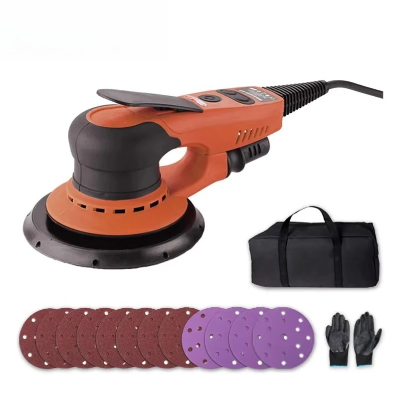 Portable 350W Multi Brushless Electric Random Orbit 5mm Mini Sander Floor Wood Car Sanding Machine Polisher