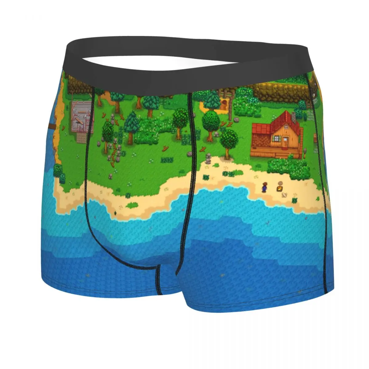 Custom Game Stardew Valleys Farm Games Underwear Men Breathable Boxer Briefs Shorts Panties Soft Underpants For Homme