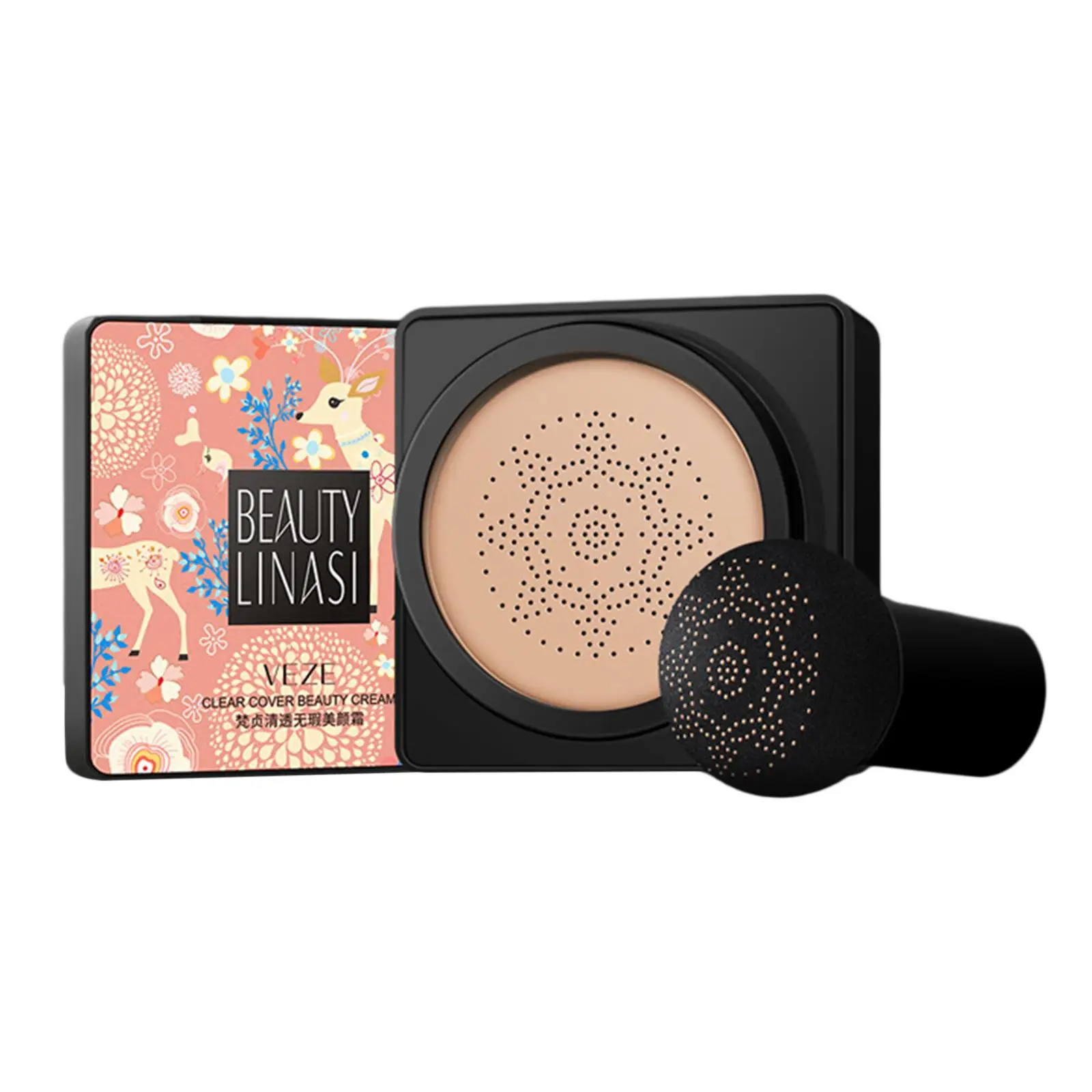 BB Cream Air Cushion Base hidratante corrector líquido Base de maquillaje acabado mate para cobertura Natural facial