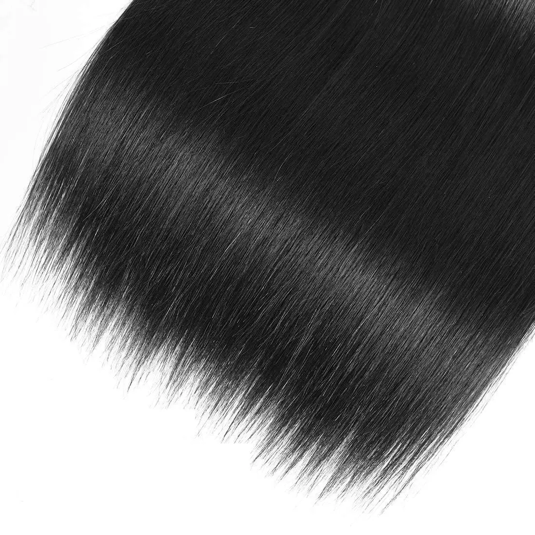 Bundles de cheveux humains raides brésiliens, Extensions de cheveux vierges non transformés, Richesse 100%, Promotion, Tissage bon marché, 30 po