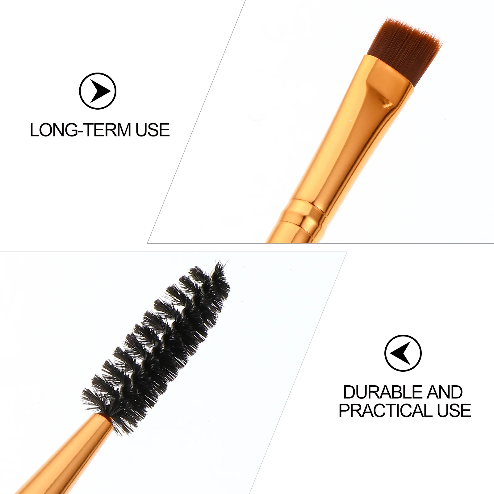 

6Pcs Eyebrow Brushes Double Ended Angled Spoolie Lash Curling Makeup Tools Gift Eyebrow Angled Eye Brow Spoolie