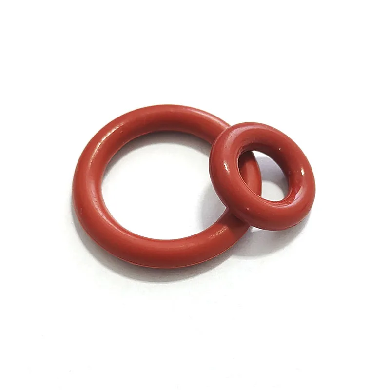 عالية الجودة سيليكون أحمر VMQ O-حلقة سمك 3.5 مللي متر طوقا الغذاء الصف ختم مقاوم للماء العزل المطاط سيليكون 10x3.5mm #2