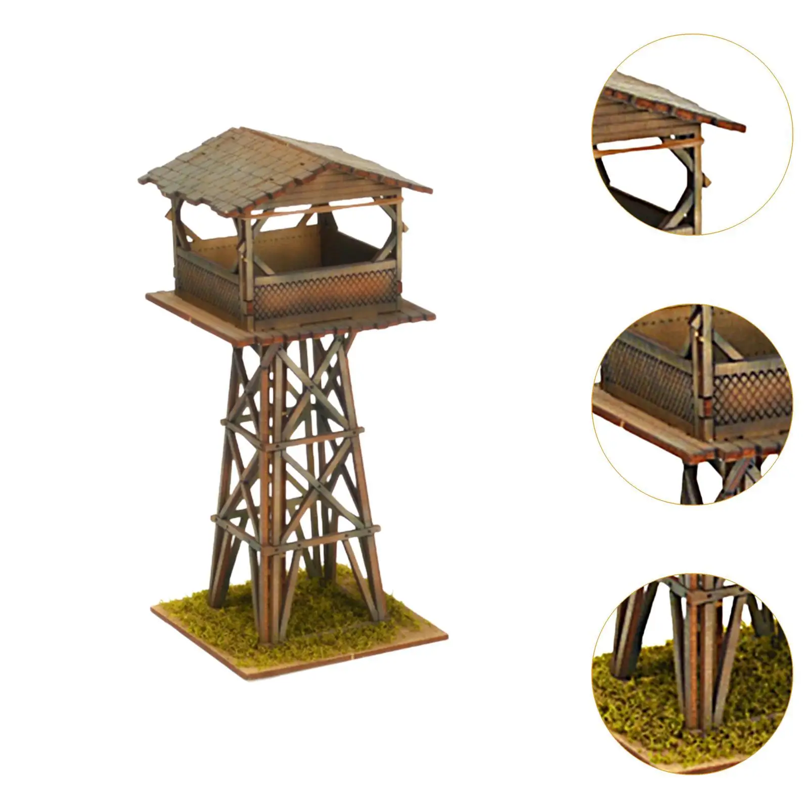 ชุดโมเดลบ้านขนาด 1/72, โมเดลบ้านแบบประกอบเองขนาด 1/72 ทำจากไม้, ตัวต่อไม้ DIY สำหรับประกอบบ้านจำลอง