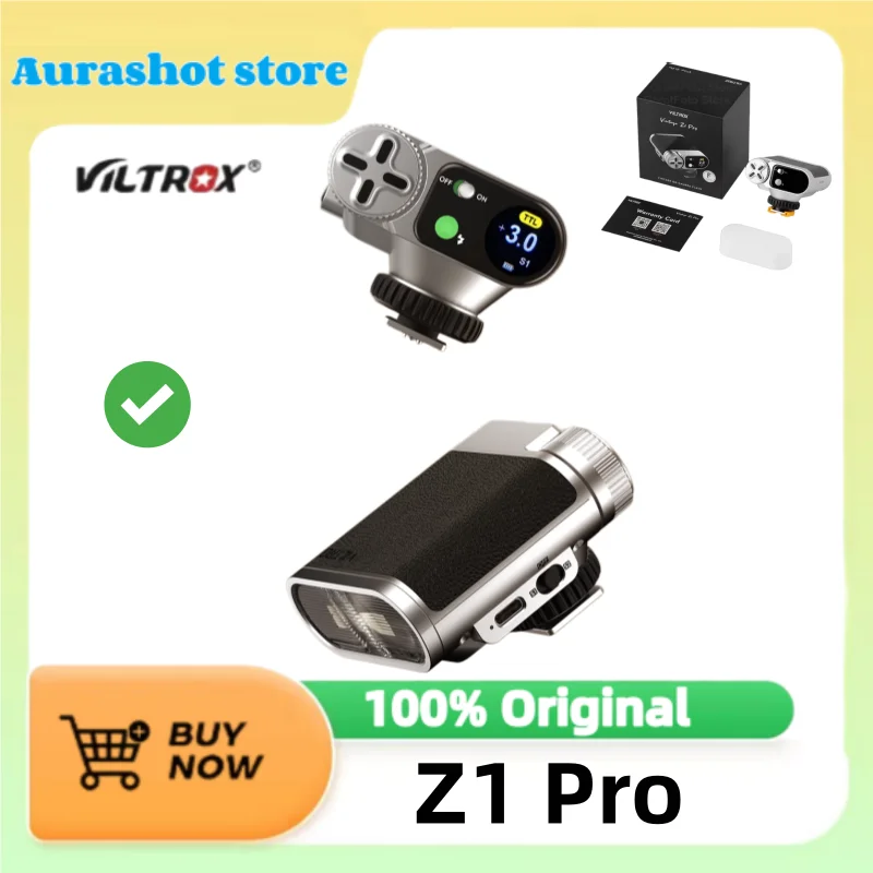 flash-ttl-viltrox-vintage-z1-pro-retro-per-fotocamera-hss-1-8000s-touchscreen-24ws-ricarica-in-1s-usb-c-per-sony-canon-nikon-fujifilm