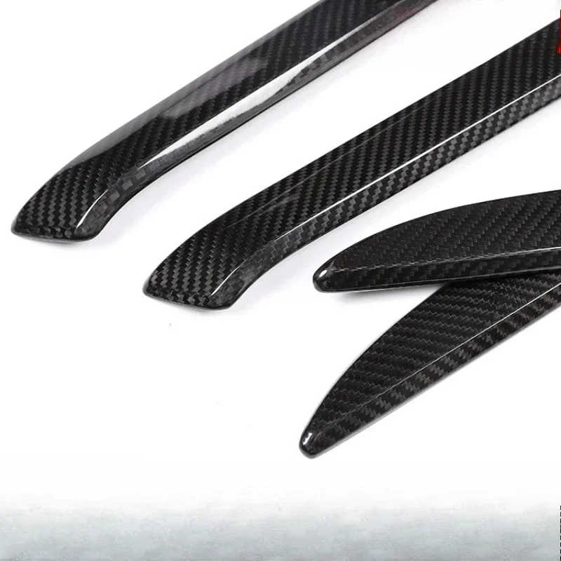 

For Land Rover Discover 5 Real Dry Carbon Fiber 2017-2020 Interior Door Panel cover Trim Strips Interior Modification Accessorie