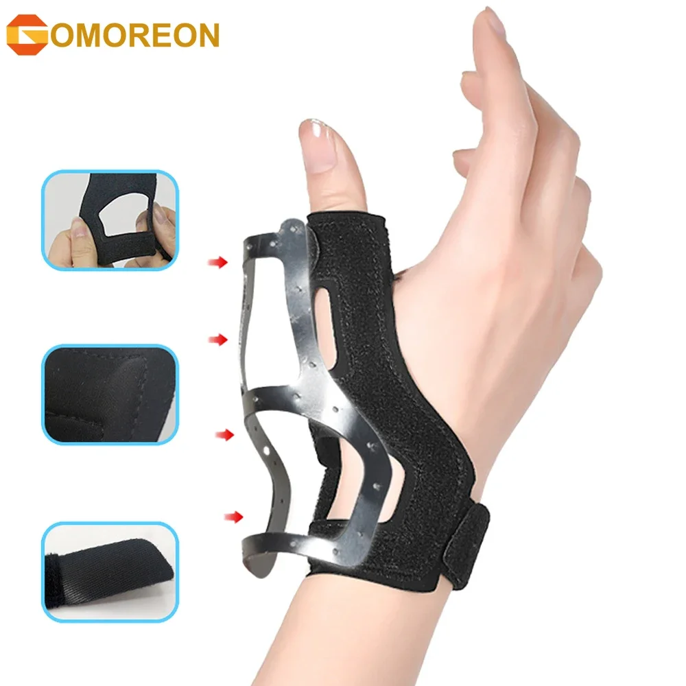 

1Pcs Thumb Brace for Arthritis Pain Relief, Semi-rigid Support for De Quervains, Trigger Finger, Women & Men, Right & Left Hands