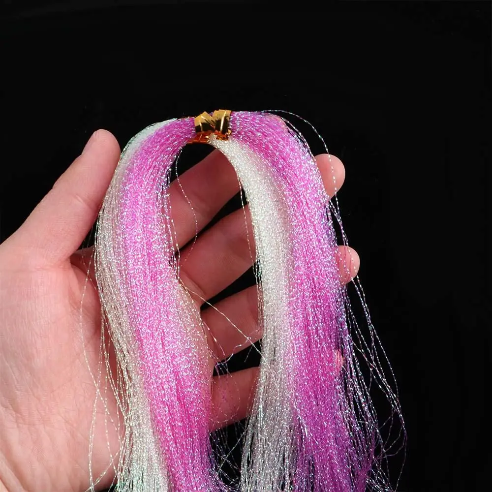 

Decorating Luminous Silk Fly Fishing Silk Assist Hook Tying Lure Decoration Line Silk Twisted Strand Crystal Shining String