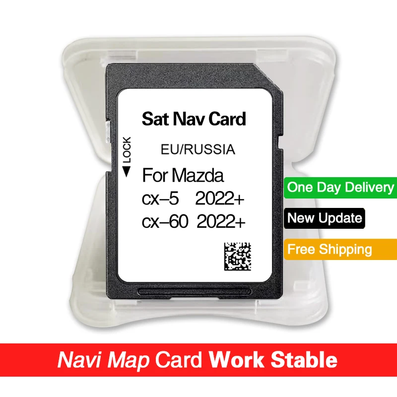 Navigation SAT NAV for Mazda CX-5 CX-60 2022+ GPS SD Card Map Russia Europe Map 2022+ Latest Update KAAA66 Free Delivery Cost