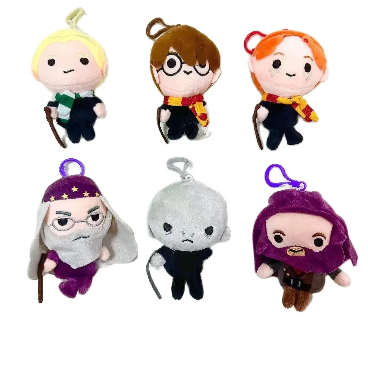 

12 шт./лот, 10 см, милые аниме, волшебный мир, плюшевые игрушки, брелок, подвески, волшебная кукла-мальчик, подарки для детей