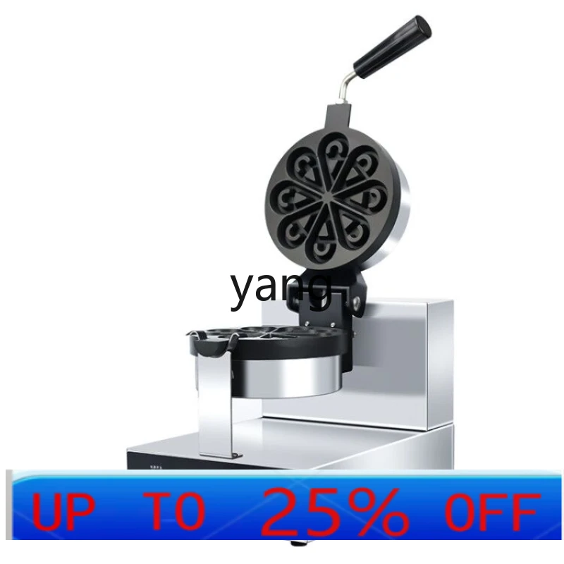 

CX Waffle Muffin Machine Commercial Water Drop Petal Heart Shape Rotary Lattice Hearth Cake Machine