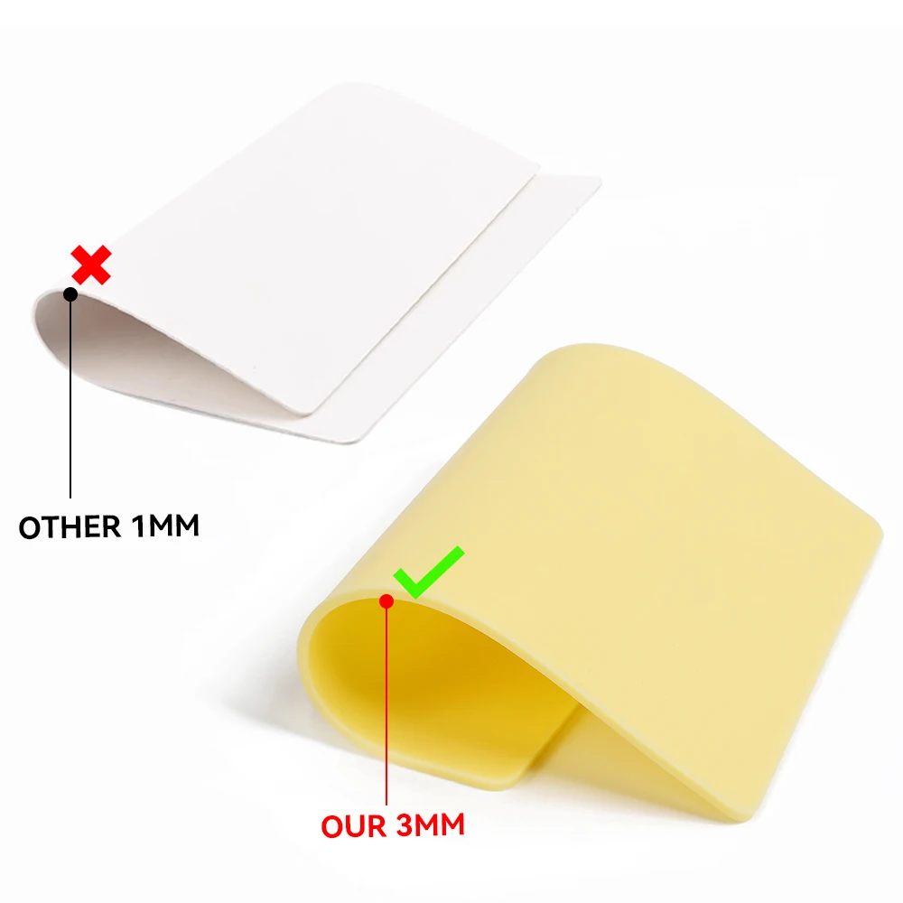 1/3/6/9 قطعة 15*20*0.3 سنتيمتر الوشم ممارسة الجلد وهمية ورقة مزدوجة الجانب فارغة سيليكون ممارسة الجلد ممارسة 3 مللي متر حجم ممارسة الجلد