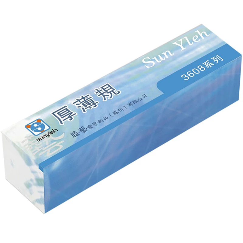 Manómetro de relleno métrico de plástico, 0,05-1mm de espesor