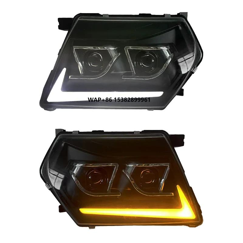 YU GUANG for Nissan Patrol Y61 Headlights 1999 2003 Car Accessories Front Head Lights Lamp Upgrade Plug and Play LED Headlamp