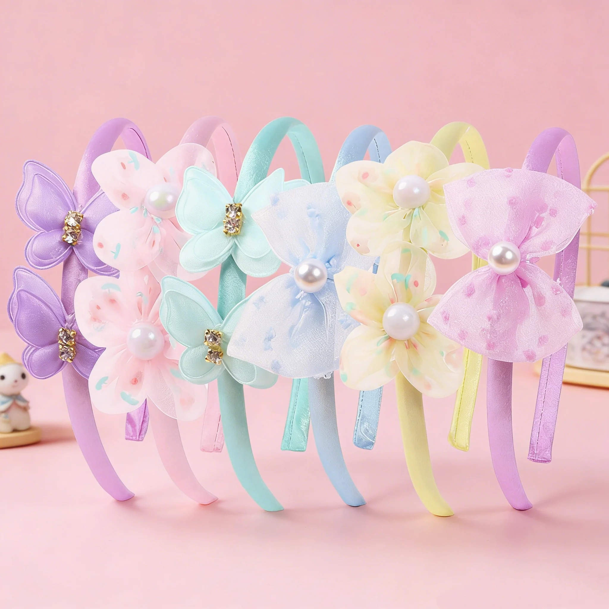 6 stuks meisjes vlinder haarba - Art And Craft Hair recensie en prijs