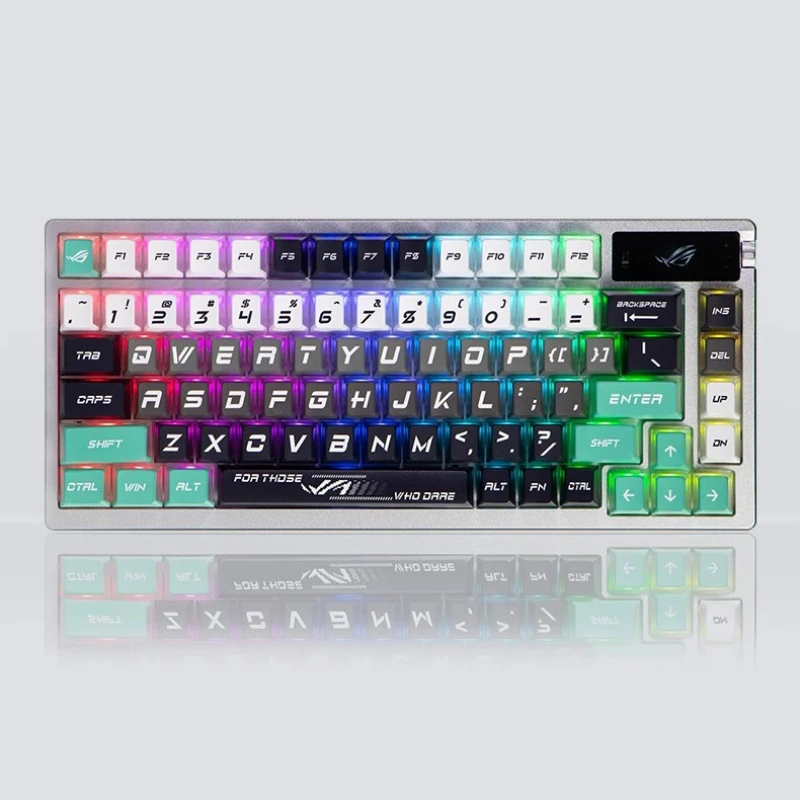 MiFuny Ice Edge Theme Keycaps Anime 126 Keys PBT Cherry Profile Custom Key Caps for ROG Mechanical Keyboard Gamer Accessory Gift