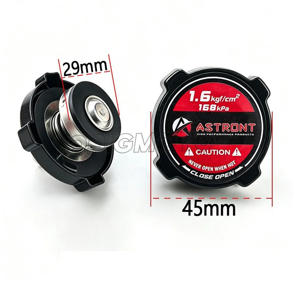 Motorcycle Cooling Radiator Cap High Pressure Modified Water Tank Cover For kawasak KLX230 KLX230RS KLX300 KX250 KX450