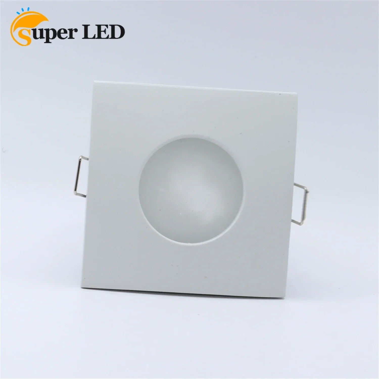 

JOYINLED White Round Recessed Downlight Holder 85mm Adjustable Frame Housing For GU10 MR16 E27 Bulb