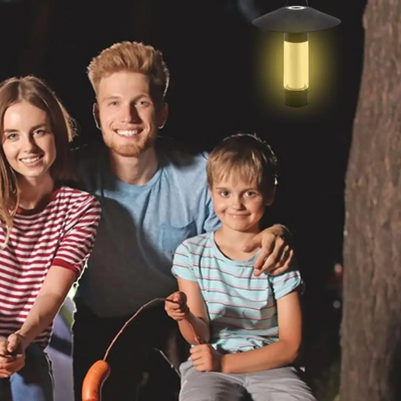 Luces de Camping para tienda de campaña, luces impermeables para acampar, luz de inspección ajustable, luz portátil multifuncional para tienda con Metal