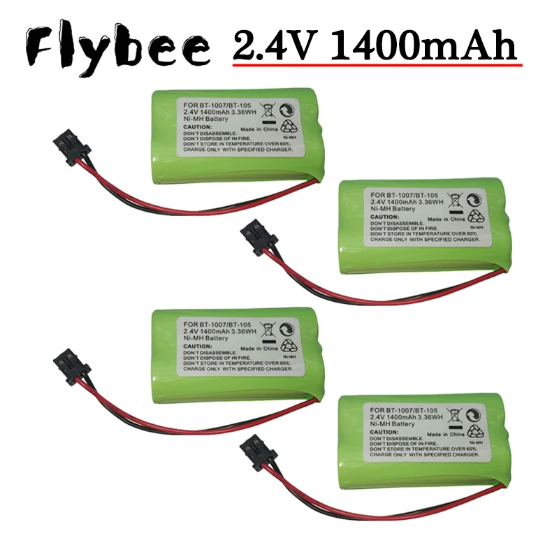 2/4pcs 2.4V Home Cordless Phone Battery For Uniden BT-1007 BT-105 BT1015 BT904 DCX150 EXP370 B730 CPH479B walkie-talkie Battery