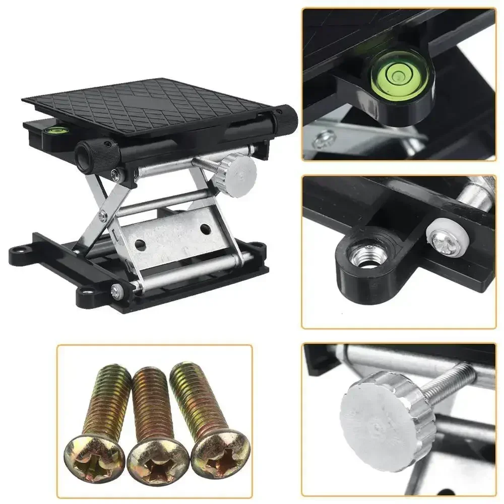 Level Lifting Platform Stand 360 Degree Rotating Laser Support Stand Aluminum Alloy Stand Laser Level Bracket Measurement Tools