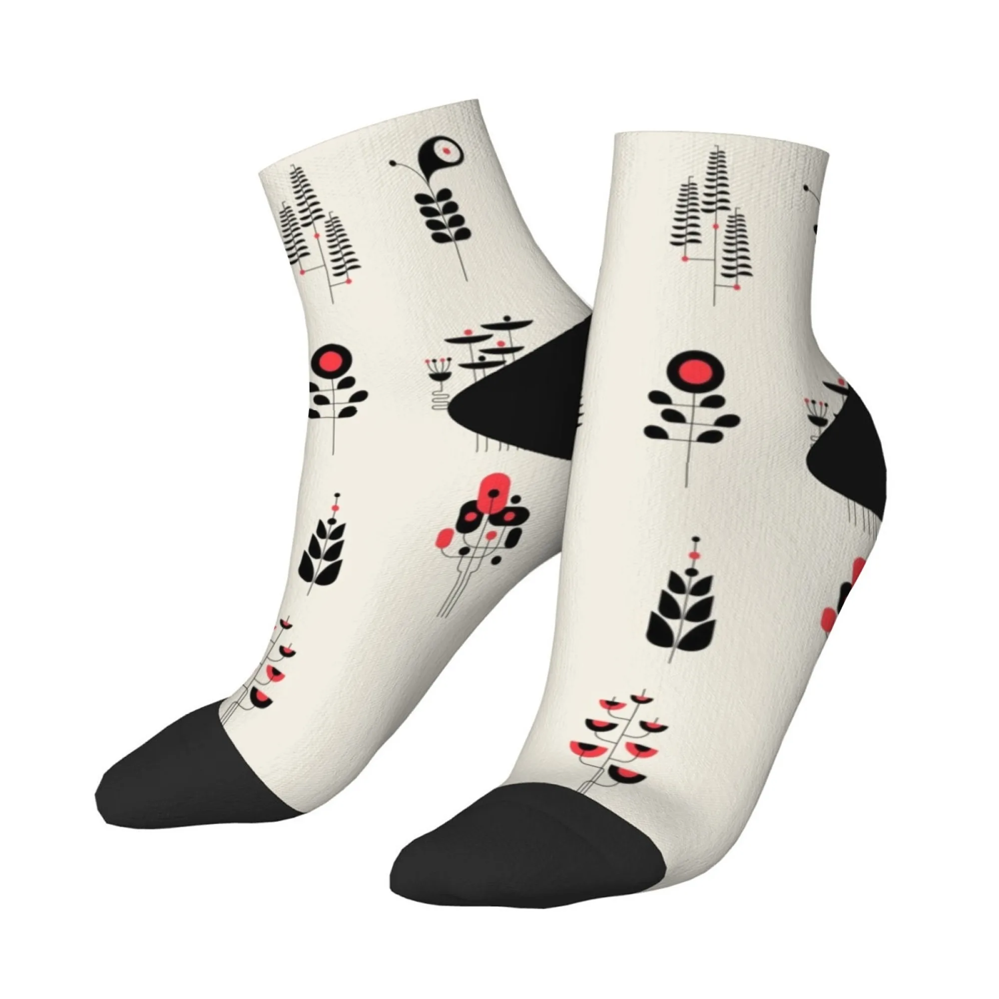 

Простые и оригинальные мужские короткие носки с цветочными растениями, новинка, забавные сумасшедшие компрессионные носки, мягкие и удобные повседневные носки в стиле хип-хоп