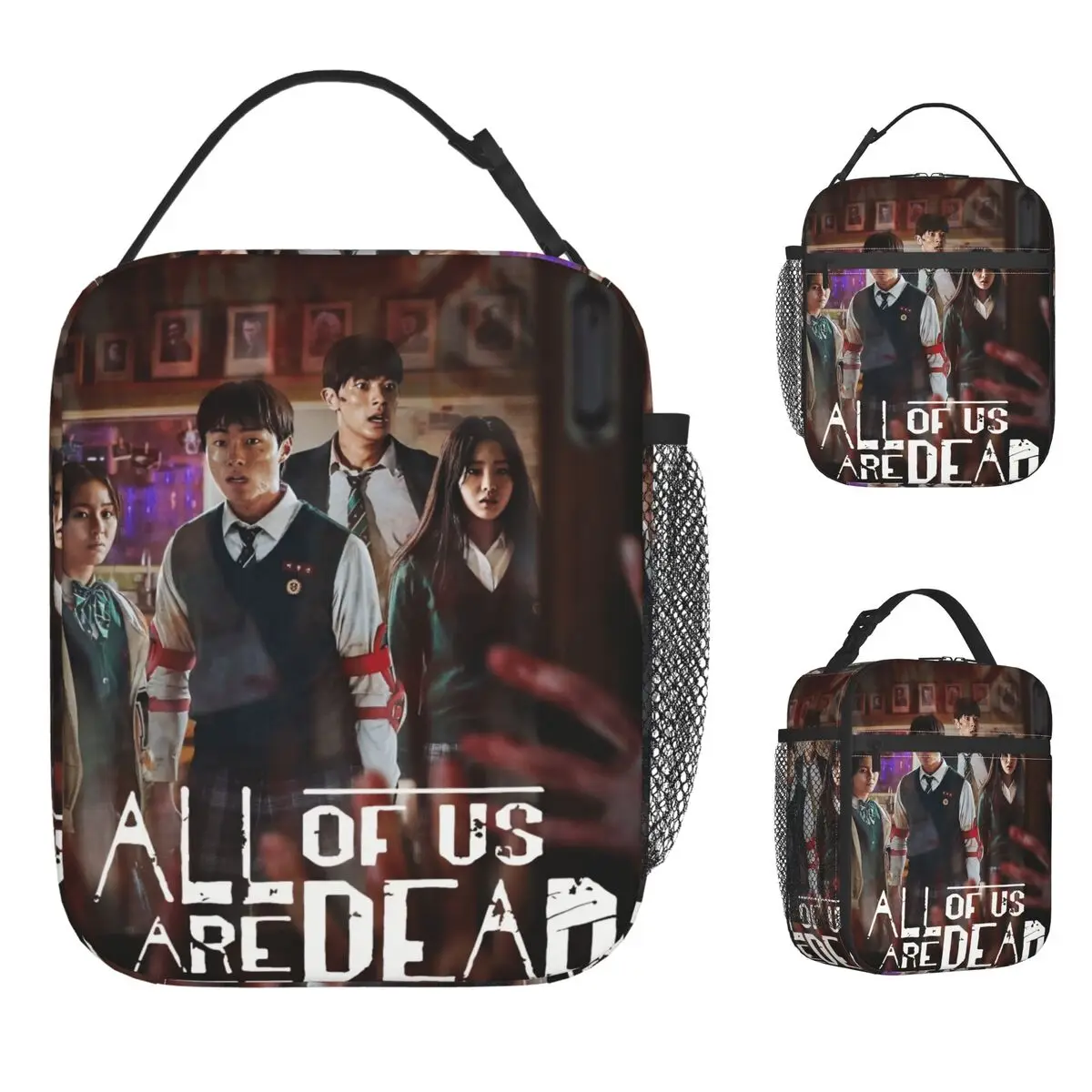 All Of Us Are Dead Lunch Bag Travel Lunch Box For Child Cute Designer Tote Food Bags Waterproof Portable Cooler Bag