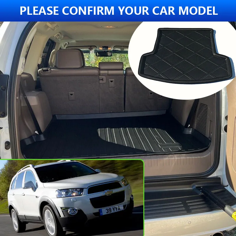 For Chevrolet Captiva 2006~2018 2013 2012 2011 2010 2008 2007 Trunk Mat High Temperature Resistant Storage Carpet Accessories 1x