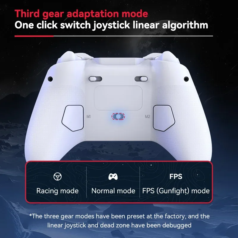 S جديد Z03 وحدة تحكم ألعاب لاسلكية ل PS4 التبديل IOS PC المزدوج الزناد قاعة روك ستة محاور الجسدية ماكرو البرمجة الخلفية