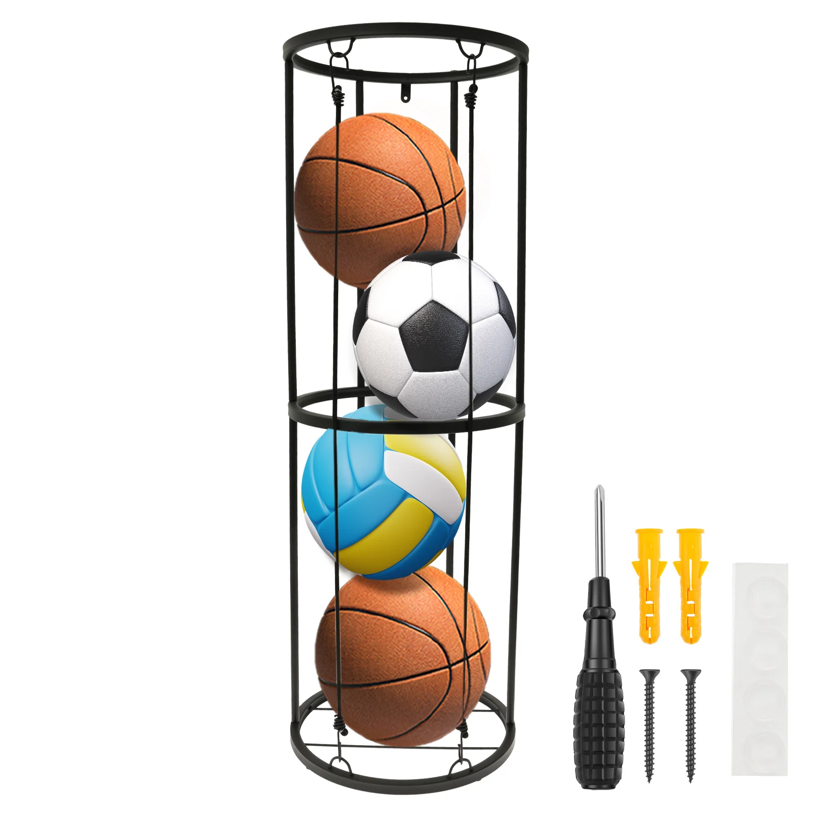 Basketball Lagerung Rack Metall Basketball Rack Indoor Kinder Bälle Platziert Rack Fußball Volleyball Basketball Halter Ball Stehen