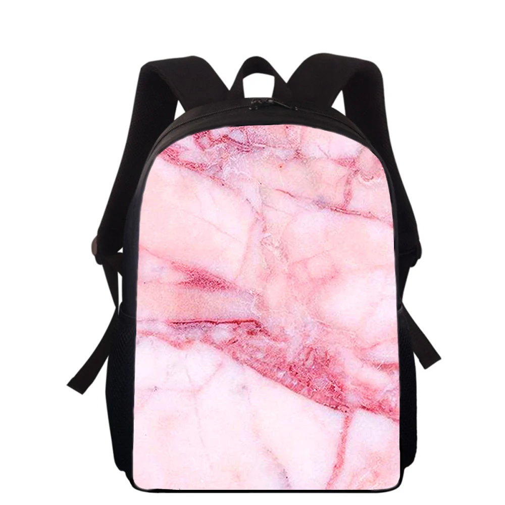 

marble stone veins 16" 3D Print Kids Backpack Primary School Bags for Boys Girls Back Pack Students School Book Bags