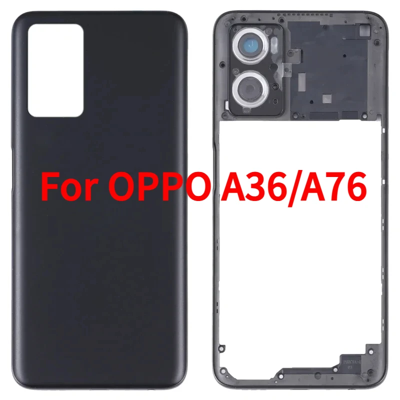 

Battery Back Cover with Middle Frame For OPPO A36/A76