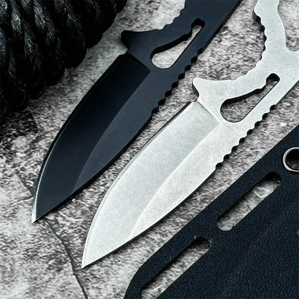 Hot High 101 Jungle Fixed Blade Knife Sheath Exposed 440c Steel Carry EDC Outdoor Tools Survival Utility Multi-functional Tool