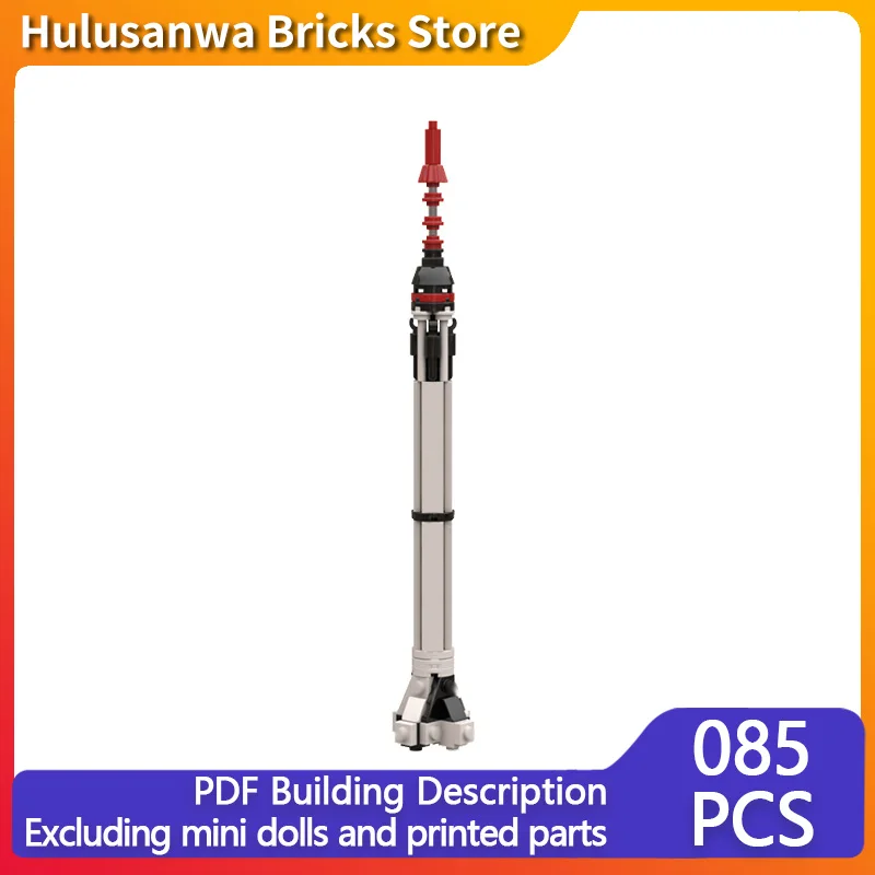 

American Launch Vehicle Model MOC Building Bricks War Equipment Modular Technology Gifts Holiday Assemble Children Toys Suit