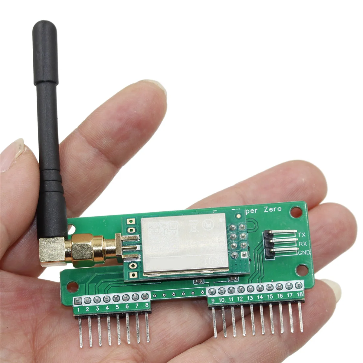 Untuk Flipper Zero NRF24 modul upgrade versi GPIO untuk snniffer dan Mouse Jacker