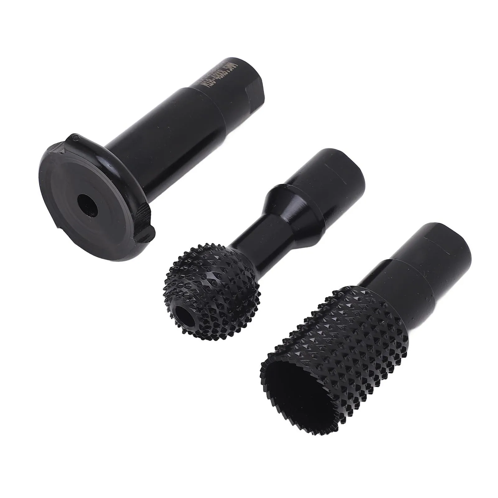 3PCS M10 Angle Grinder Attachments Rotary Sphere Burr Set for Wood Plastic Fiber Board Grinding Slotting Polishing Tools