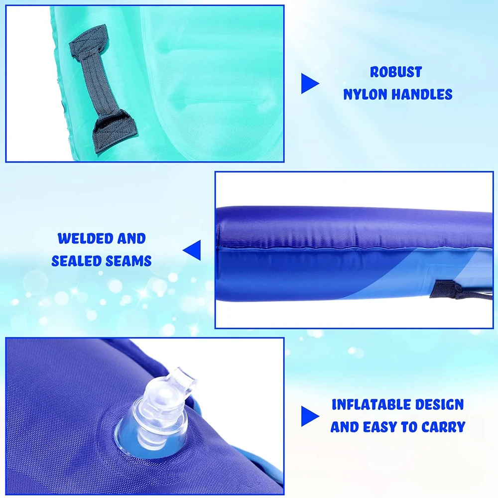 قطعة واحدة من لوح ركوب الأمواج القابل للنفخ مع مقبض للسباحة، لعبة حمام السباحة على الشاطئ، لوح ركوب الأمواج #4