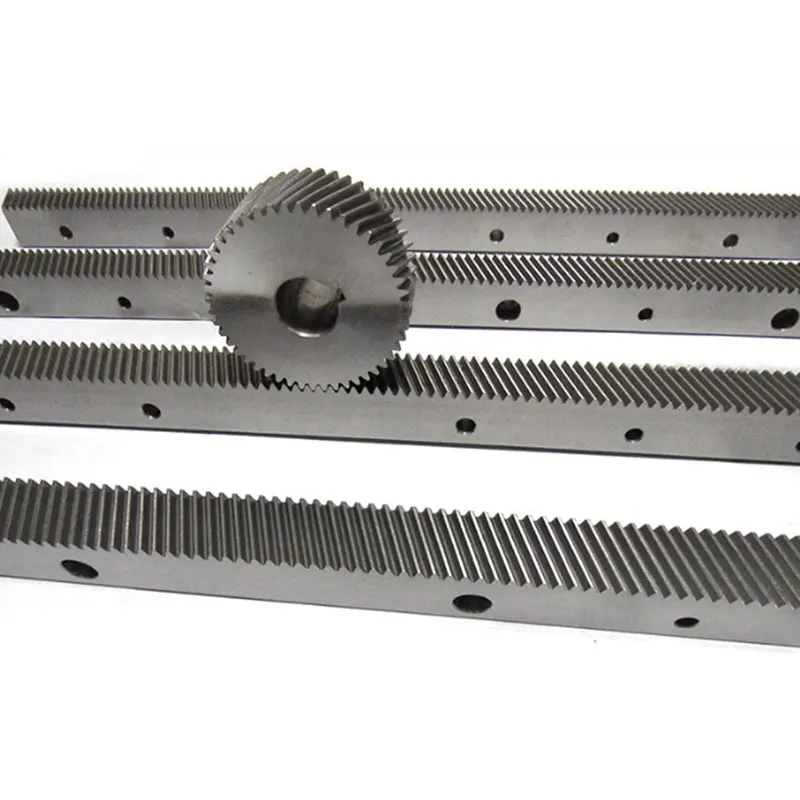 Factory Hot Sale CNC Machining Rack Gear Toothed Spur Helical Gear Rack and Pinion