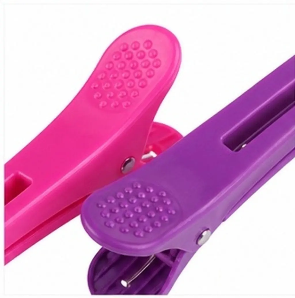 12Pcs Styling Hair Clips Salon Grade Sectioning Clamps for Braiding Makeup Application Face Mask Washing Anti-Rust Women Hair