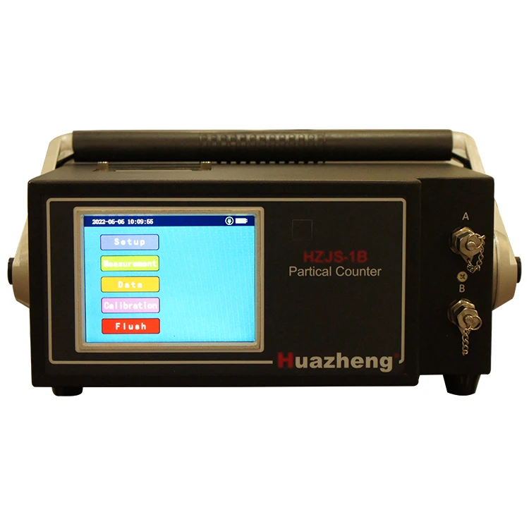 HuaZheng HZJS-1B  IEC 60970 Handheld Portable Oil Liquid Particle Counter With Cheap Price