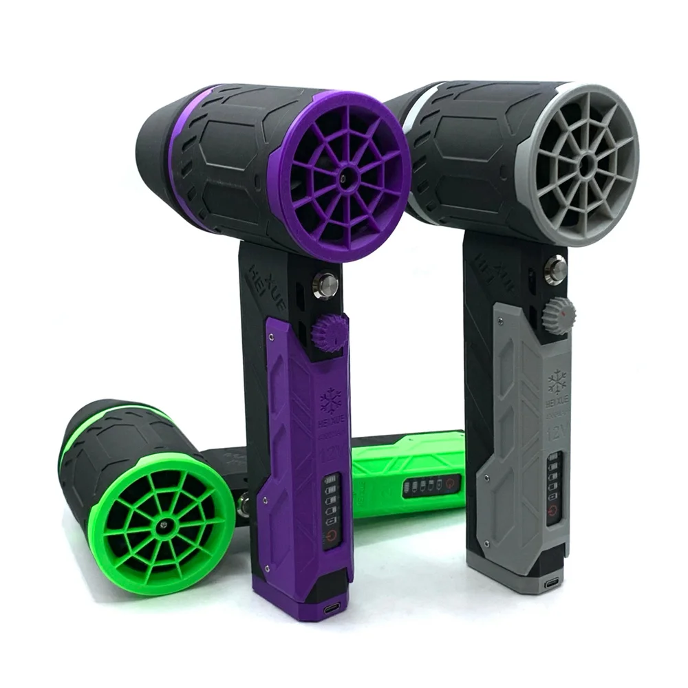 50mm High-Quality Brushless Motor 4000mAh Handheld Car Hair Dryer Cleaning Violent Air Gun Jet Fan Turbo Violent Fan