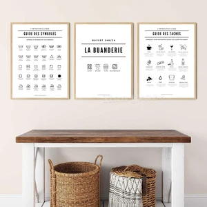 Französische Waschpflege und Fleckenführer Lavendel -Poster, Bildschirmmalerei, Afficache Le Thme de la Lessive 6 Hauptverkäufe Tenis Graça - №6