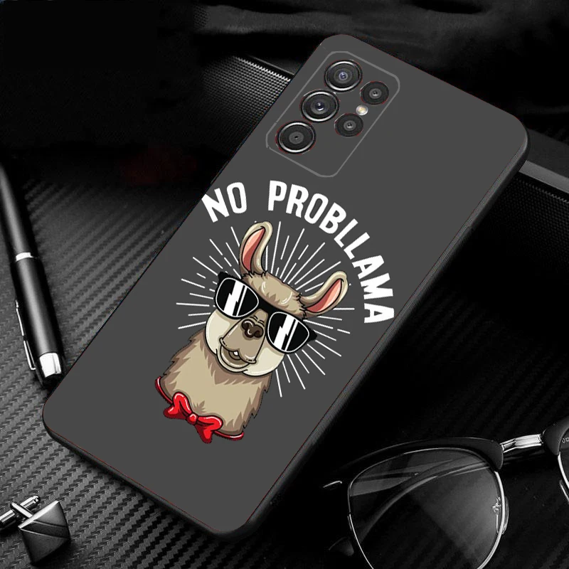 

Cute Cartoon Alpaca Llama Phone Case for Samsung S25 S24 S23 S22 S21 S20 Ultra S20 S22 S21 S20 FE S24 Plus