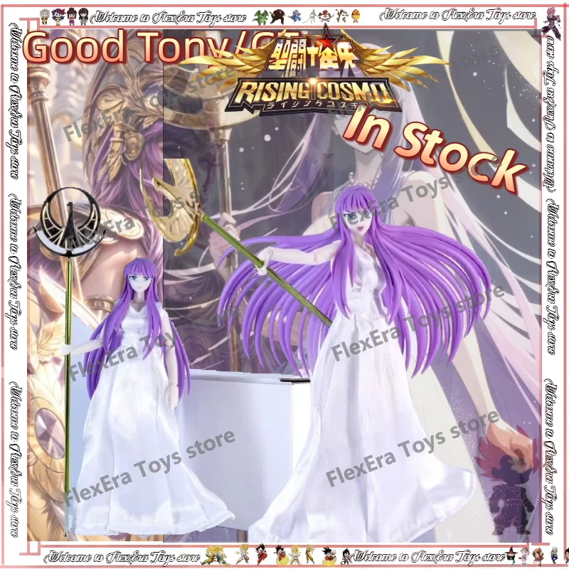 

[In-Stock] GoodTony GT Saint Seiya Myth Cloth Athena Saori Kido Casual EX Dress Action Figure with Scepter & Stand