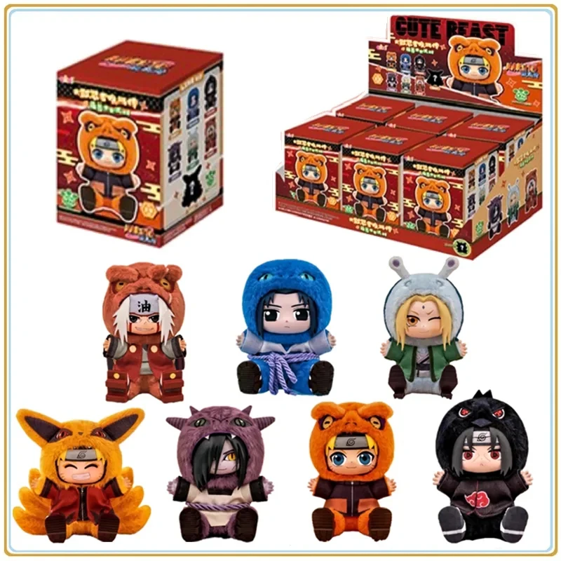 

В наличии оригинальные TOPTOY EAKI Naruto Sit-in Party Konohagakure San'in Jiraiya Orochimaru Tsunade, милая плюшевая слепая коробка, игрушки, подарки