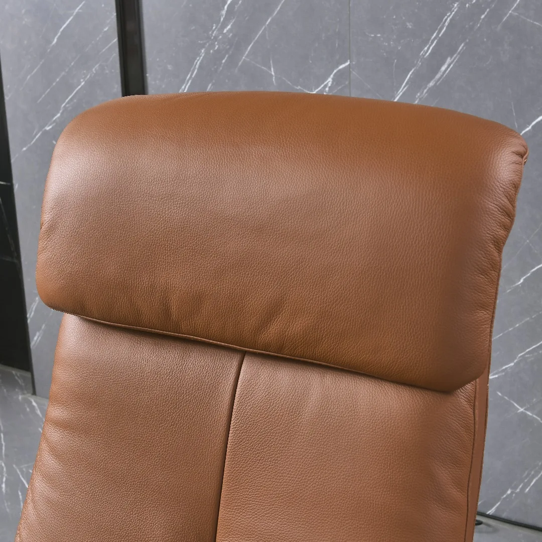 غرفة المعيشة كبار السن قوة واحدة صالة جلدية كرسي دوار رفع هزاز تدليك كرسي أريكة كرسي #6